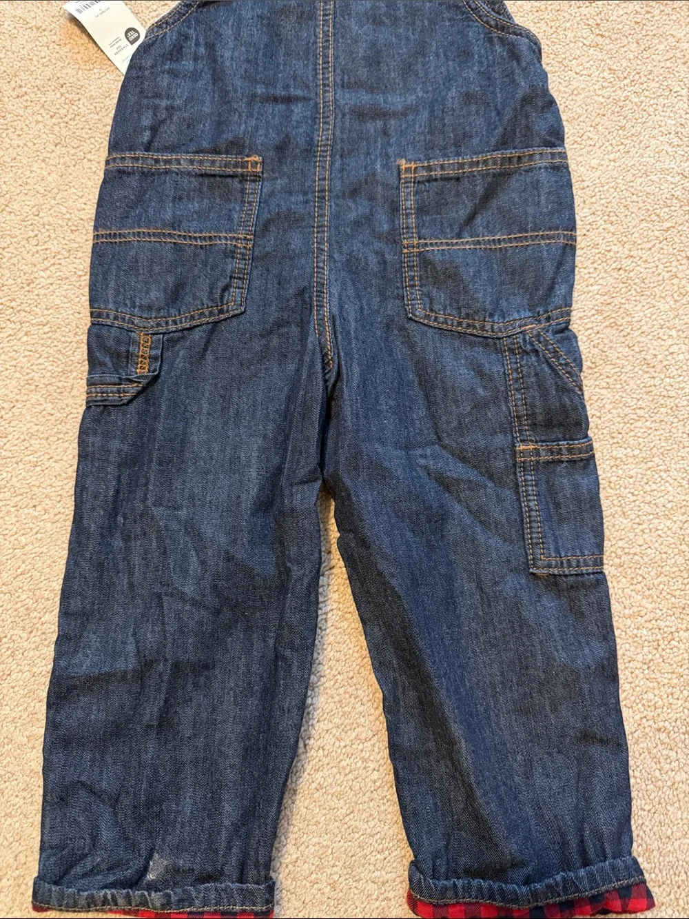 OshKosh B'gosh Kids Dark Blue Denim Overalls